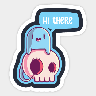 skeleton funny Sticker